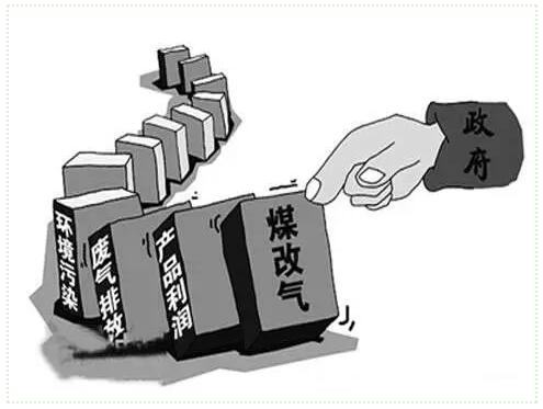煤改氣使用天然氣，成本高